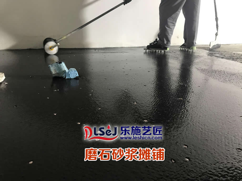 砂浆摊铺施工(图1)