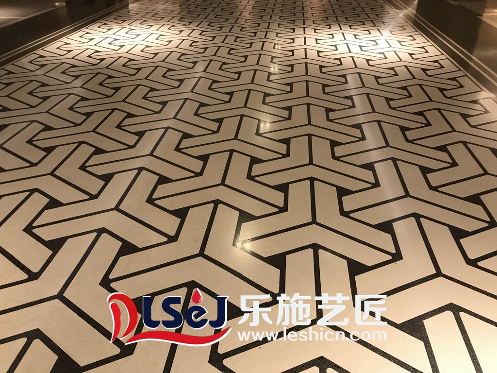 海信天玺地下9号车库磨石工程