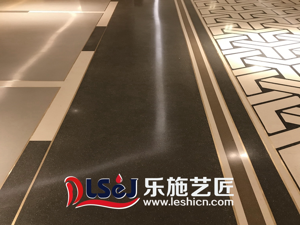 海信天玺地下9号车库磨石工程