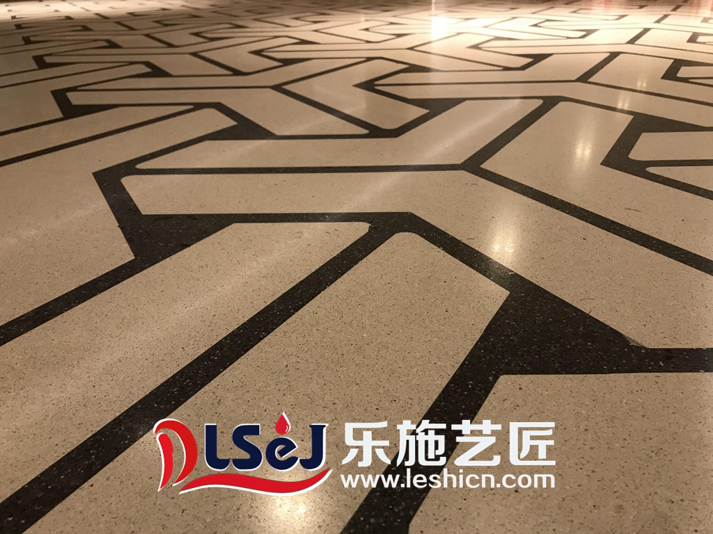 海信天玺地下9号车库磨石工程