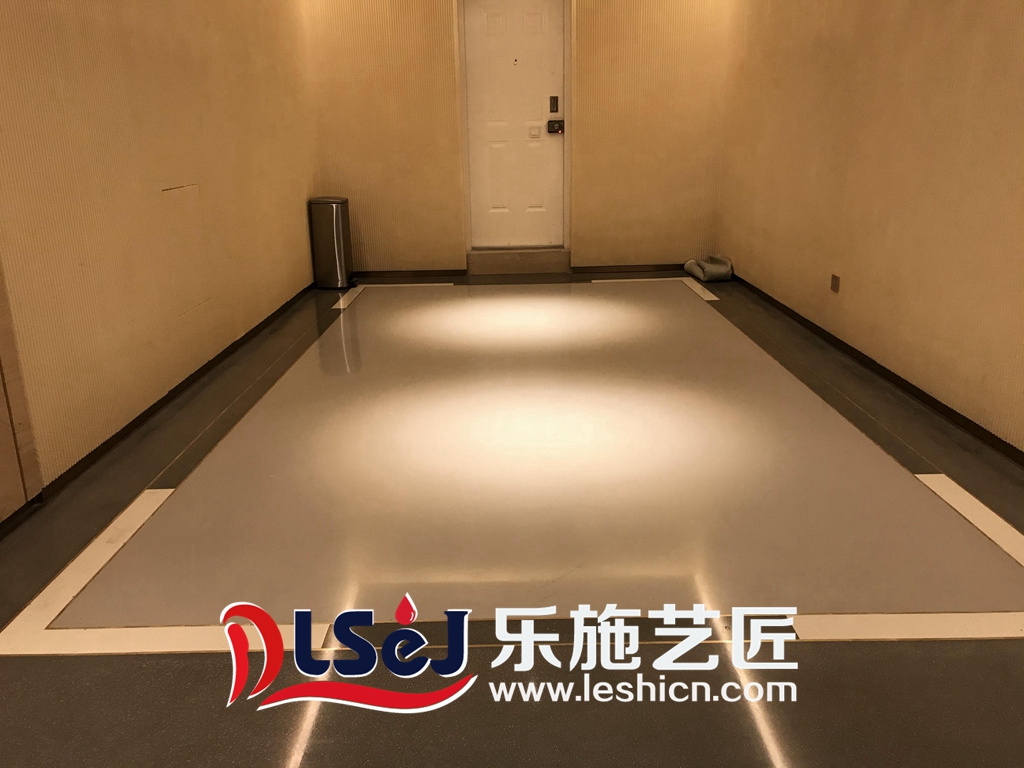 海信天玺地下9号车库磨石工程