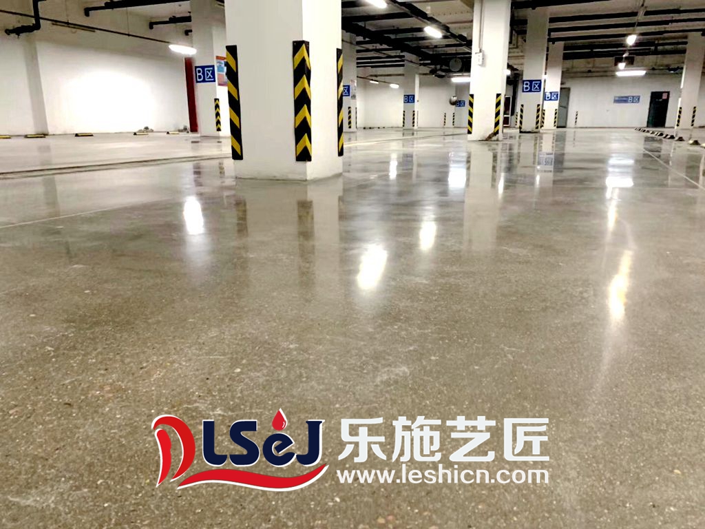 高实馨城地下车库固化抛光
