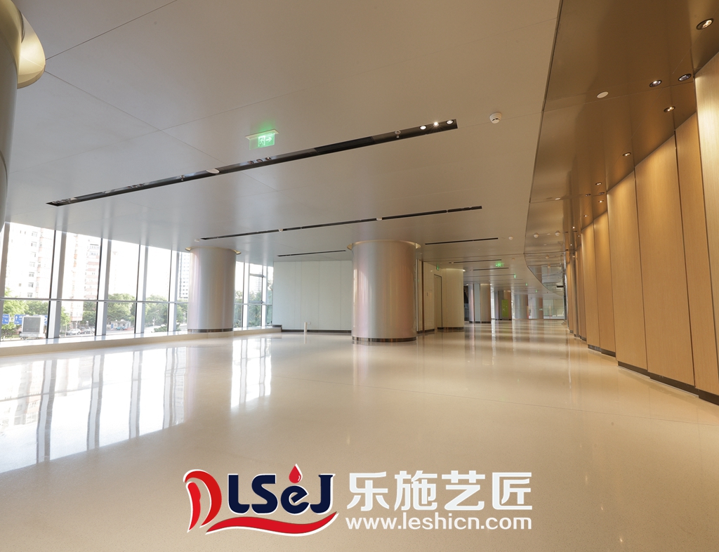 北京大成金隅办公楼大堂磨石