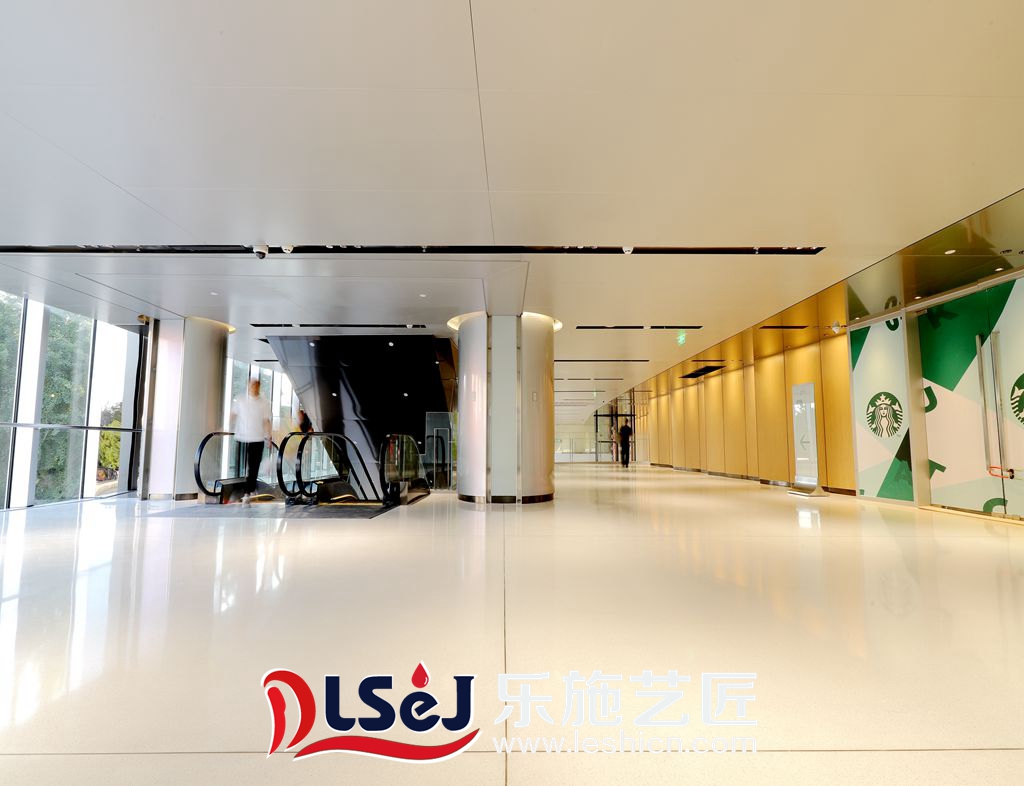 北京大成金隅办公楼大堂磨石