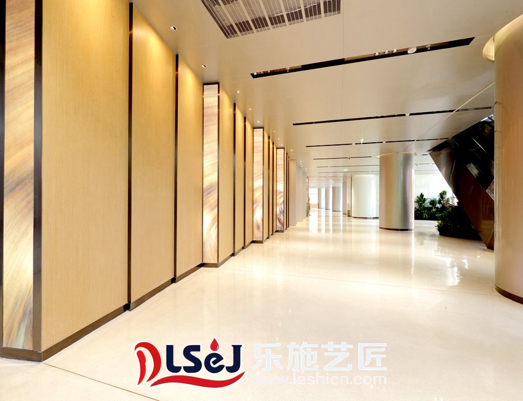 北京大成金隅办公楼大堂磨石