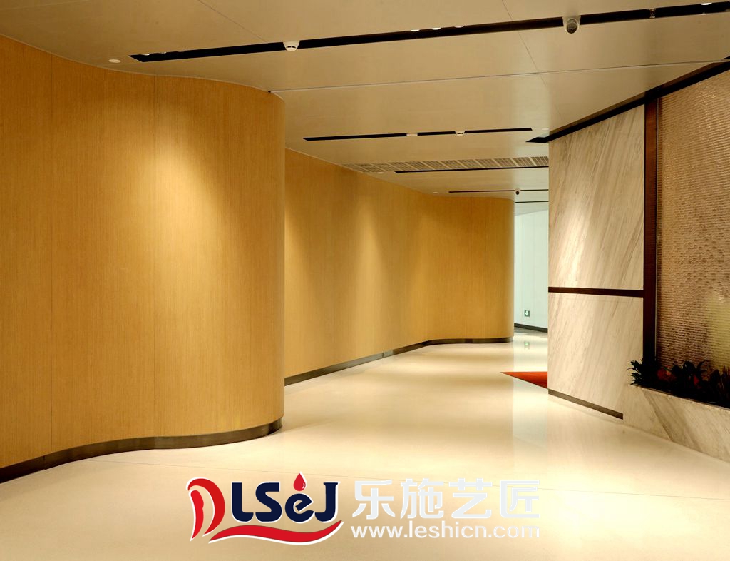 北京大成金隅办公楼大堂磨石