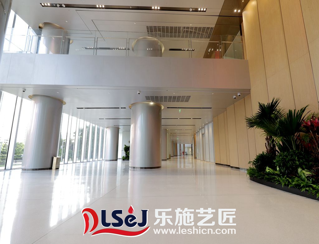 北京大成金隅办公楼大堂磨石